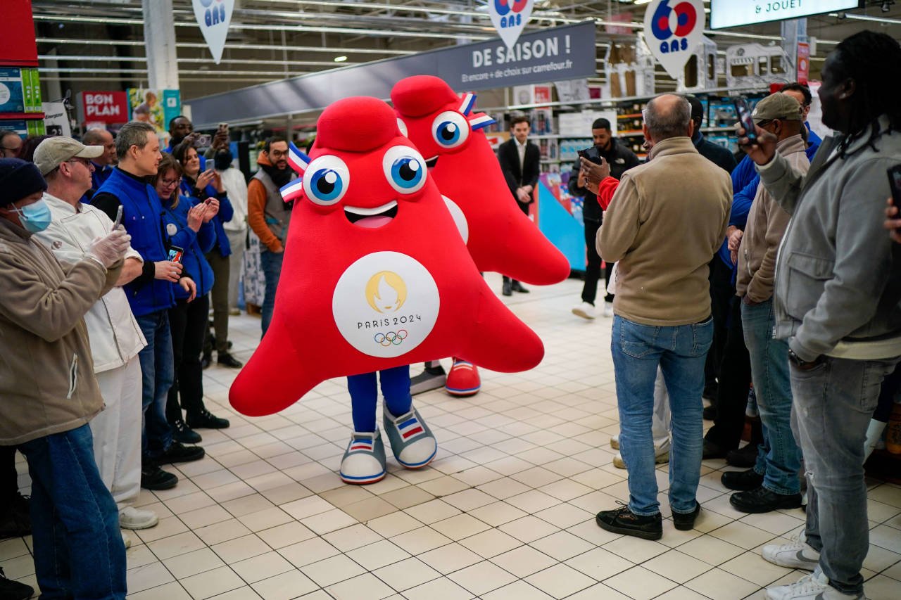 Mascotte Jeux Paralympiques Paris 2024 - Jeux olympiques 2024 - Équipe de  France - Supporter